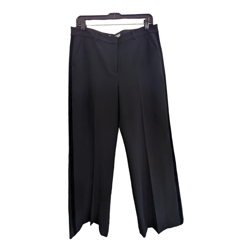 Boden Charlbury Wide Leg Tuxedo Stripe Trouser Pants,size 10P GUC